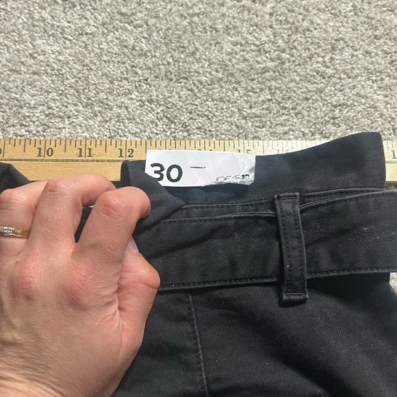 NWT JOE'S Jeans Calypso Paperbag Hi-Rise Tapered Ankle Jeans Black - Picture 8 of 9